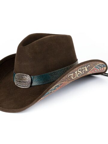 Dallas Hats Western-Filzhut Liberty braun Hüte Filzhüte Braun unisex main image Western Wear