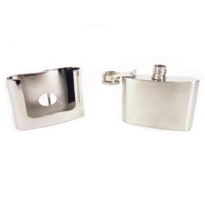 Flachmann Gürtelschnalle Flask 60 ml Gürtel Gürtelschnallen Silber unisex detail 2