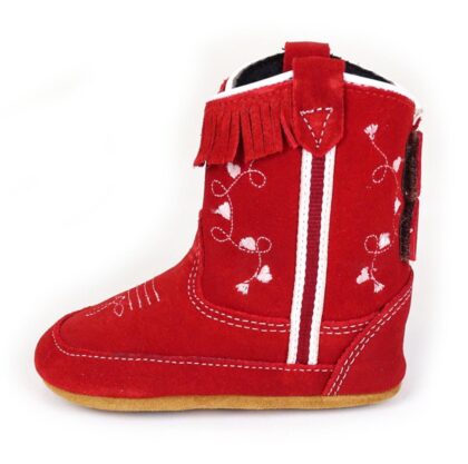 Great Western Baby Westernstiefel Mädchen rot Wildleder Kids Stiefel Rot female detail 1