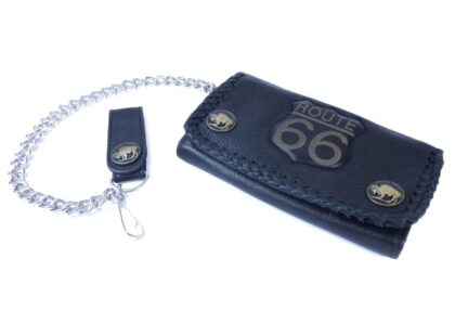 Great Western Biker- & Trucker-Geldbörse Route 66 schwarz Accessoires Geldbörsen Schwarz unisex detail 1