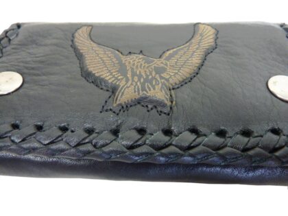 Great Western Biker- & Trucker- Ledergeldbörse Eagle schwarz Accessoires Geldbörsen Schwarz unisex detail 2