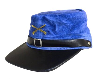 Great Western Bürgerkrieg Nordstaaten Ledermütze blau Hüte Stoffhüte Blau unisex main image Western Wear