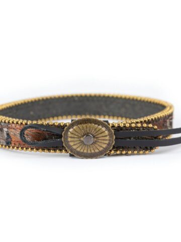 Great Western Feder Hutband HB-300 - der perfekte Western-Look Hüte Hutbänder Braun unisex main image Western Wear