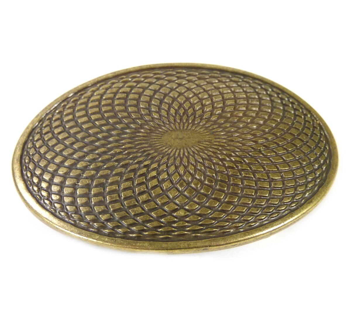 Western Gürtelschnalle - Cowboy Style Mit Bull Head Design In Silber