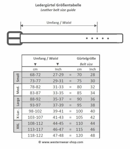 Great Western Ledergürtel Western Style Western Prärie Gürtel Ledergürtel Grau unisex detail 4
