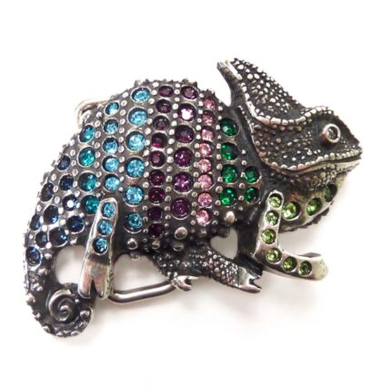 Gürtelschnalle Chameleon Silber Gürtel Gürtelschnallen Silber female main image Western Wear