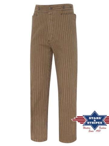 Stars & Stripes Old Style Western Hose Frankie Cowboys Old Style Braun male main image Western Wear