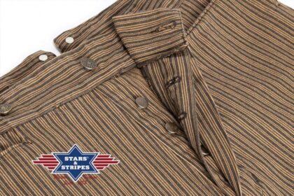 Stars & Stripes Old Style Western Hose Frankie Cowboys Old Style Braun male detail 2