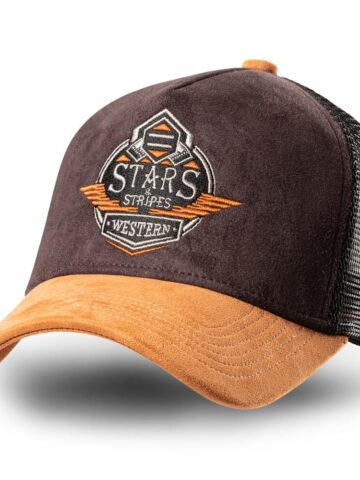 Stars & Stripes Stars Original Western Trucker Cap Vintage schwarz Hüte Caps Schwarz unisex main image Western Wear