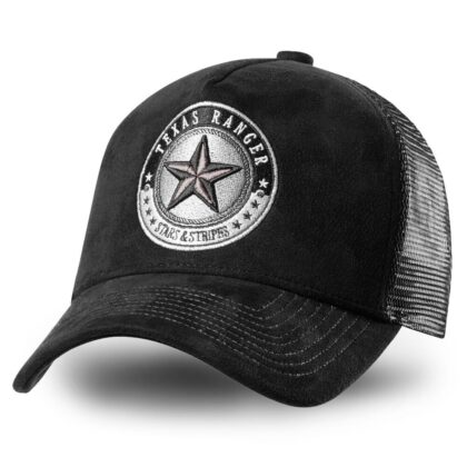 Stars & Stripes Texas Ranger Western Trucker Cap schwarz Hüte Caps Schwarz unisex main image Western Wear