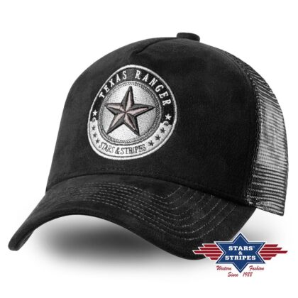 Stars & Stripes Texas Ranger Western Trucker Cap schwarz Hüte Caps Schwarz unisex detail 2