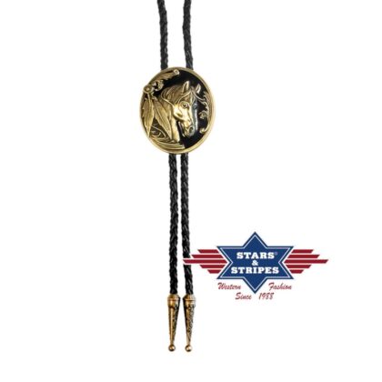 Stars & Stripes Western BoloTie BT-55 Accessoires Boloties Gold unisex detail 1