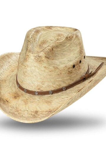 Stars & Stripes Western Palmstrohhut Skyler beige Hüte Strohhüte Beige unisex main image Western Wear