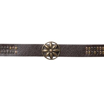 Stars & Stripes Western Style Cowboyhut Hutband HB-47 braun Hüte Hutbänder Braun unisex detail 1