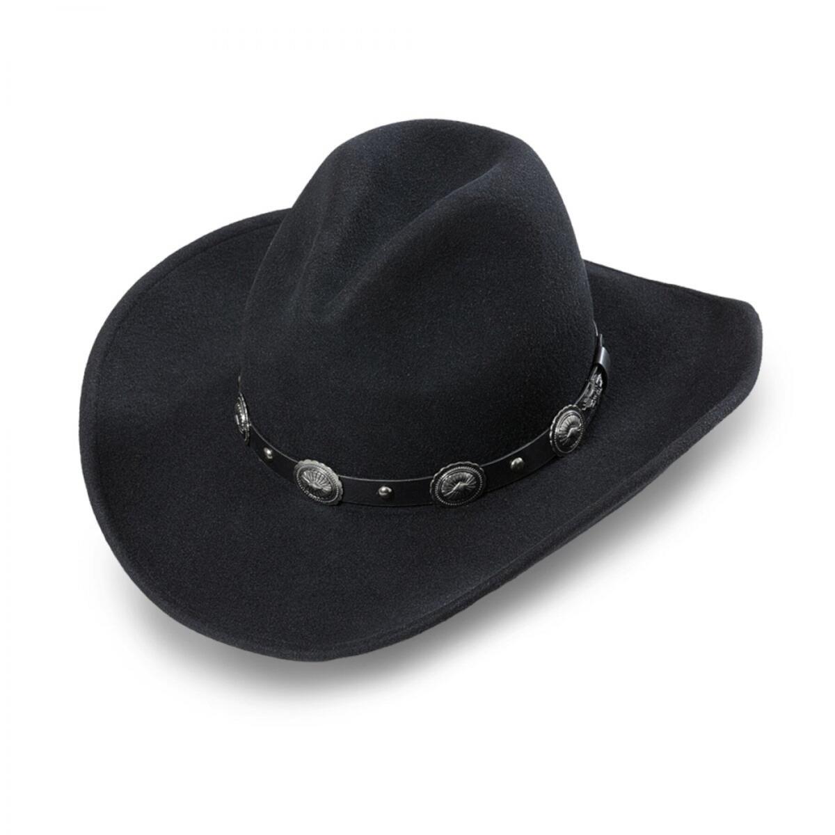 Stars Stripes Western Wool Felt Hat Colt Black WesternWear Shop