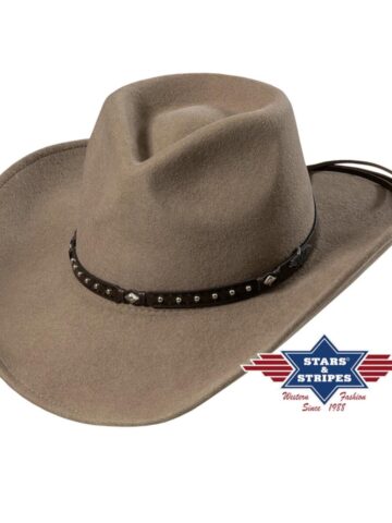 Stars & Stripes Western Wollfilzhut Reno sand Hüte Filzhüte Beige unisex main image Western Wear