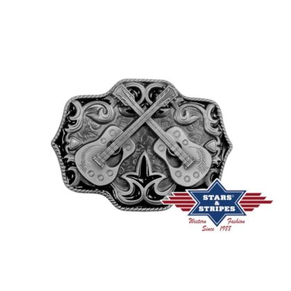 Stars & Stripes Westerngürtelschnalle GS-507 Gürtel Gürtelschnallen Silber unisex main image Western Wear