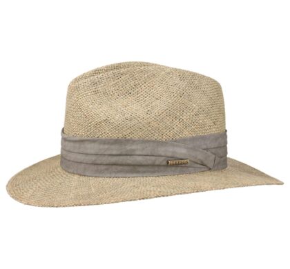 Stetson Caney Seagrass Traveller Hüte Strohhüte Beige unisex main image Western Wear