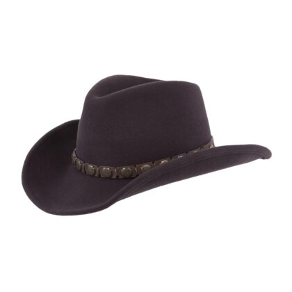 Stetson Hackberry Wollfilz Westernhut Cowboy braun Hüte Filzhüte Braun unisex main image Western Wear