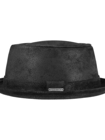 Stetson Pork Pie Pigskin Hüte Stoffhüte Schwarz unisex main image Western Wear