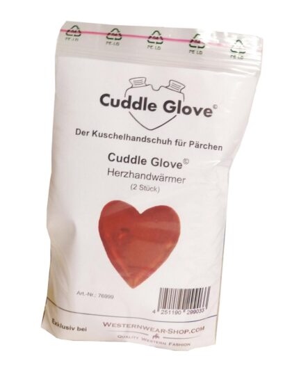 Cuddle Glove Partnerhandschuh Herzhandwärmer Accessoires Partnerhandschuhe Rot unisex detail 1