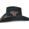 Dallas Hats Westernhut Fort Worth aus Wollfilz Hüte Filzhüte Schwarz unisex detail 1