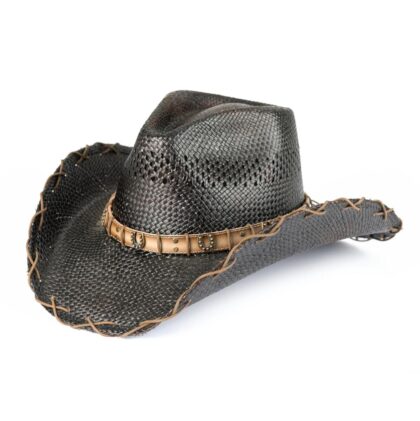 Dallas Hats Westernwear Western-Strohhut Horseshoe Hüte Strohhüte Schwarz unisex main image Western Wear