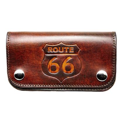 Great Western Biker & Trucker-Geldbörse USA Route 66 vintage-braun Accessoires Geldbörsen Braun unisex main image Western Wear