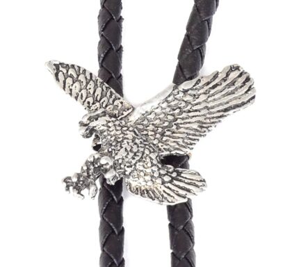 Great Western Bolotie Hunting Eagle silver Accessoires Boloties Silber unisex main image Western Wear