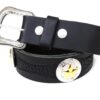 Great Western Leder-Westerngürtel mit Sheriffstern und Westernschnalle schwarz Gürtel Ledergürtel Schwarz unisex main image Western Wear