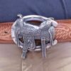 Gürtelschnalle Horse Shoe & Saddle Gürtel Gürtelschnallen Silber unisex detail 1