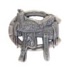 Gürtelschnalle Horse Shoe & Saddle Gürtel Gürtelschnallen Silber unisex main image Western Wear
