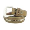 Nocona Leder Westerngürtel Mason Gürtel Ledergürtel Braun unisex main image Western Wear