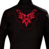 Rangers Westernhemd Ricardo schwarz rot langarm Cowboys Westernhemden Schwarz male detail 2