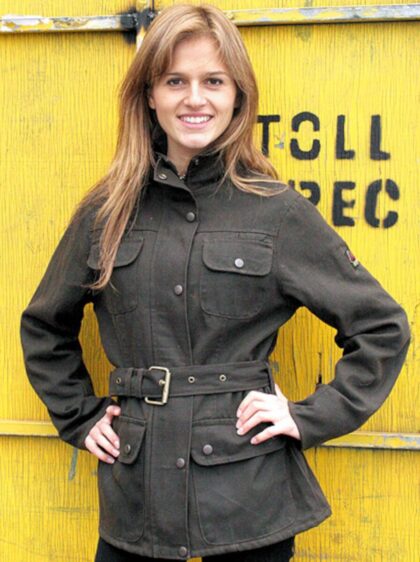 Scippis Sussex Oilskin-Jacke braun Outdoor Oilskin Jacken Braun female main image Western Wear