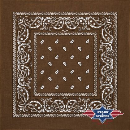 Stars & Stripes American Style Bandana-06 brown Accessoires Sonstiges Braun unisex detail 1