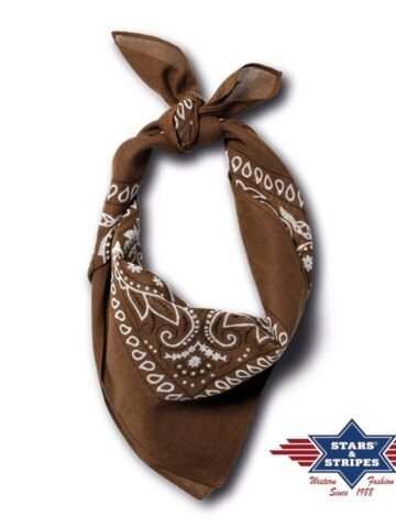 Stars & Stripes American Style Bandana-06 brown Accessoires Sonstiges Braun unisex main image Western Wear