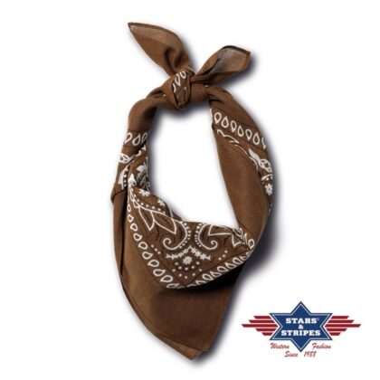 Stars & Stripes American Style Bandana-06 brown Accessoires Sonstiges Braun unisex main image Western Wear