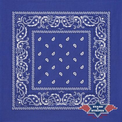 Stars & Stripes American Style Bandana-07 Royal blue Accessoires Sonstiges Blau unisex detail 1