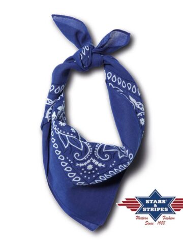 Stars & Stripes American Style Bandana-07 Royal blue Accessoires Sonstiges Blau unisex main image Western Wear