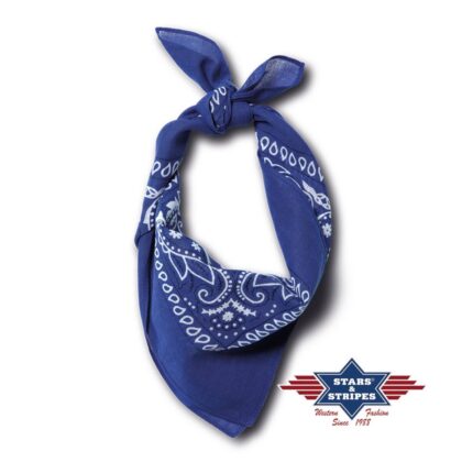 Stars & Stripes American Style Bandana-07 Royal blue Accessoires Sonstiges Blau unisex main image Western Wear