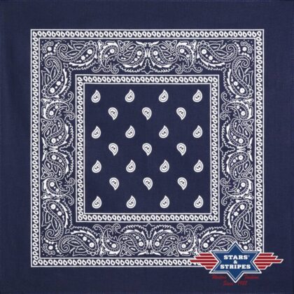 Stars & Stripes American Style Bandana-08 navy blue Accessoires Sonstiges Blau unisex detail 1