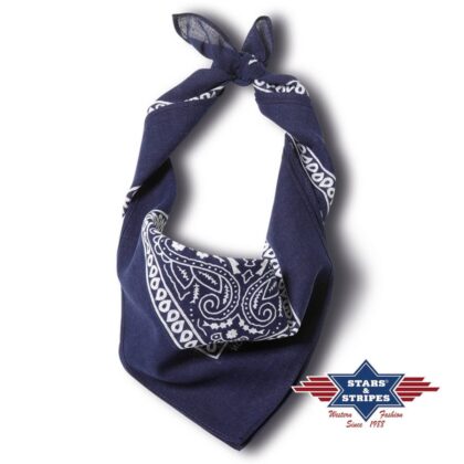 Stars & Stripes American Style Bandana-08 navy blue Accessoires Sonstiges Blau unisex main image Western Wear