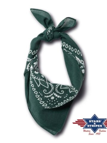 Stars & Stripes American Style Bandana-09 dark green Accessoires Sonstiges Grau unisex main image Western Wear