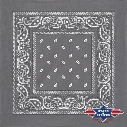 Stars & Stripes American Style Bandana-11 grey Accessoires Sonstiges Grau unisex detail 1