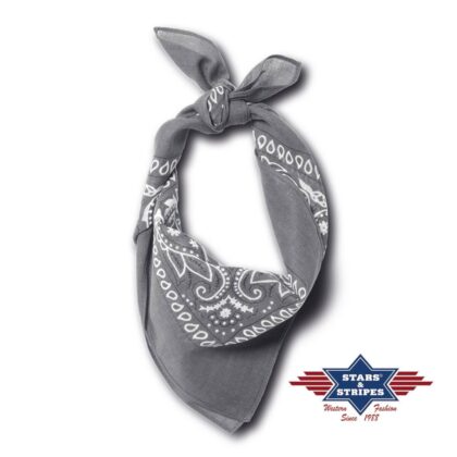 Stars & Stripes American Style Bandana-11 grey Accessoires Sonstiges Grau unisex main image Western Wear