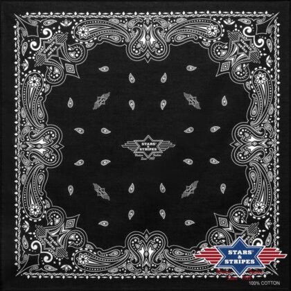 Stars & Stripes American Style Bandana-15 black Accessoires Sonstiges Schwarz unisex detail 1