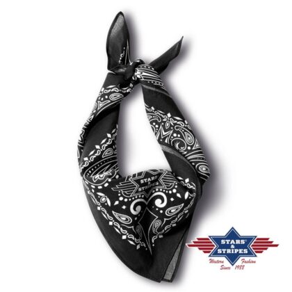 Stars & Stripes American Style Bandana-15 black Accessoires Sonstiges Schwarz unisex main image Western Wear