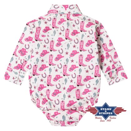 Stars & Stripes Baby Body Cowgirl pink Kids Accessoires Pink female detail 1