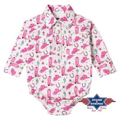 Stars & Stripes Baby Body Cowgirl pink Kids Accessoires Pink female main image Western Wear